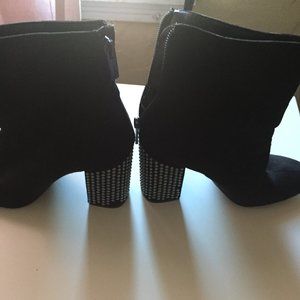Jessica Simpson Black Studded Booties